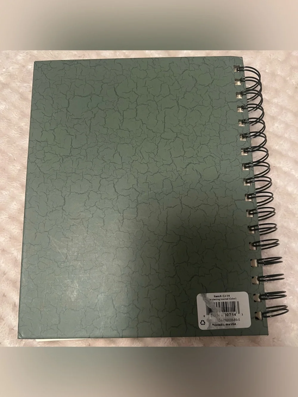 Gardening Journal Spiral Notebook – Garden Planner & Plant Record Book – Unused